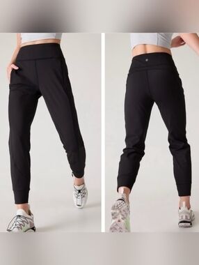 Athleta Black Rainier Jogger Pants Size Large